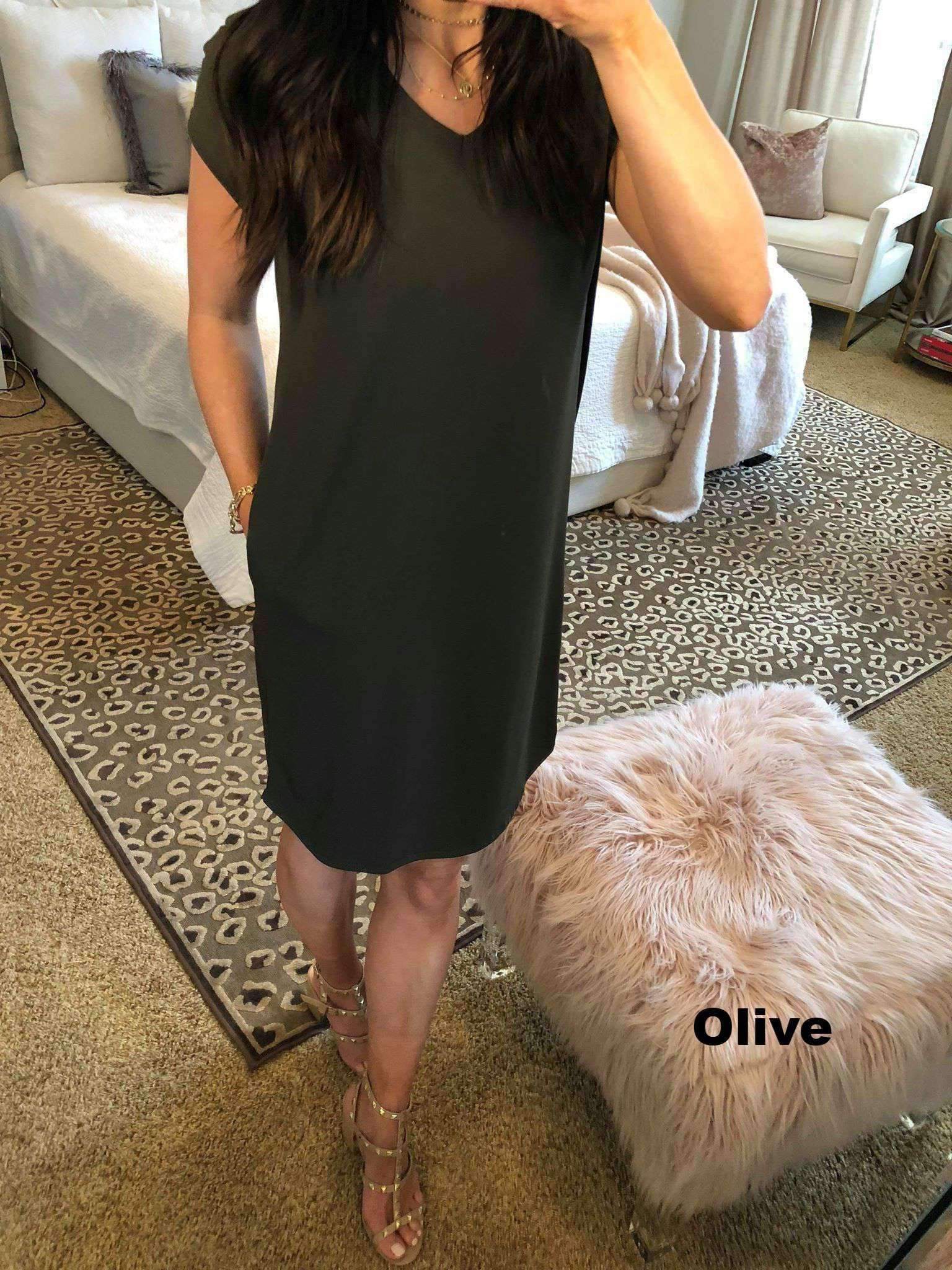 Brigitte Brianna Day-to-Day Pocket Dress - SexyModest Boutique